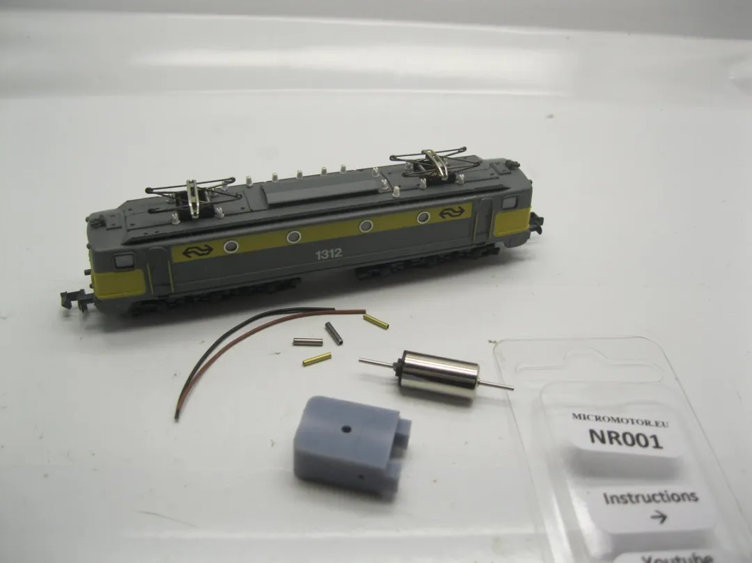 Roco Micromotor NR001 N Ombouwset - Geel/Grijs