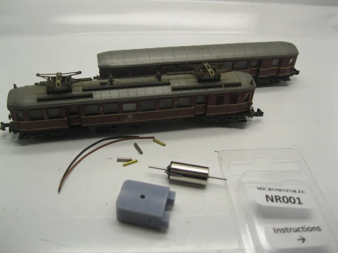 Roco Micromotor NR001 N Ombouwset - Geel/Grijs