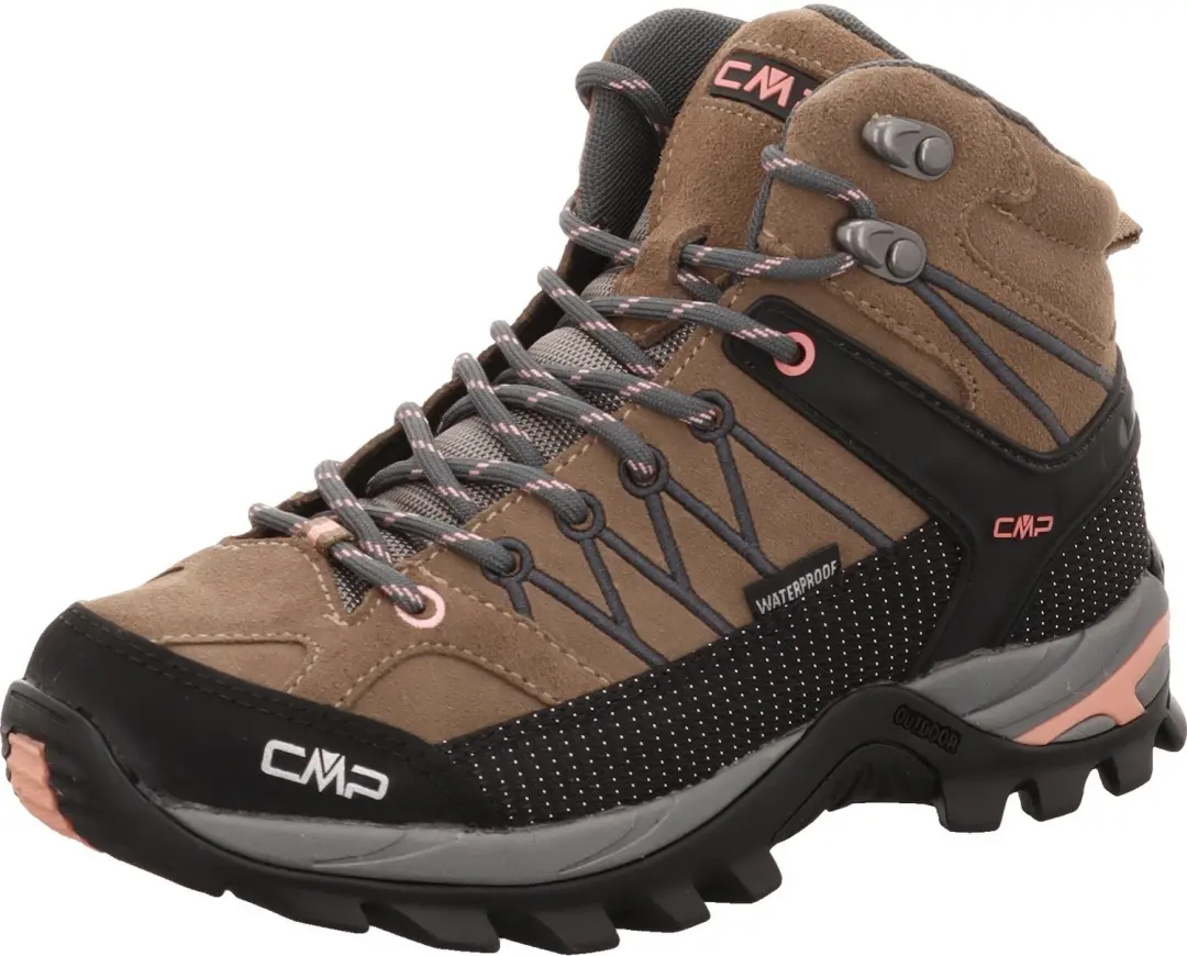CMP Rigel Mid WP Dames Wandelschoenen - Bruin - afbeelding 2 van 6