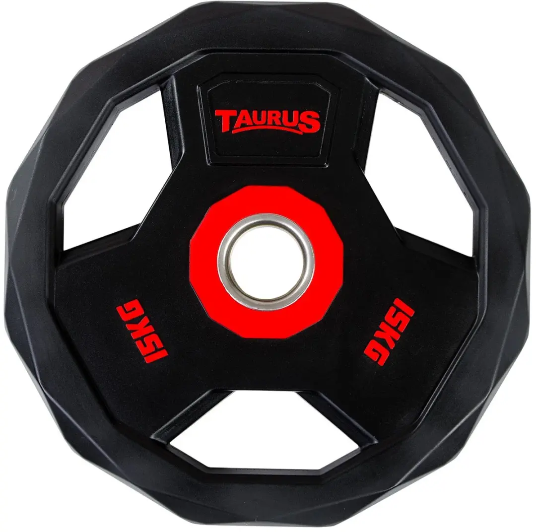 Taurus Polyurethaan Halterschijven 50 mm Pro 15 kg