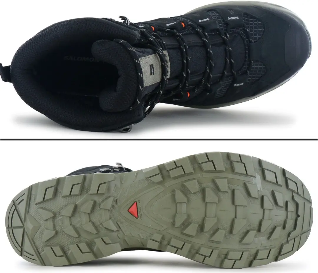 Salomon Quest 5 GORE-TEX Heren Wandelschoenen - Zwart - 40 - afbeelding 5 van 6