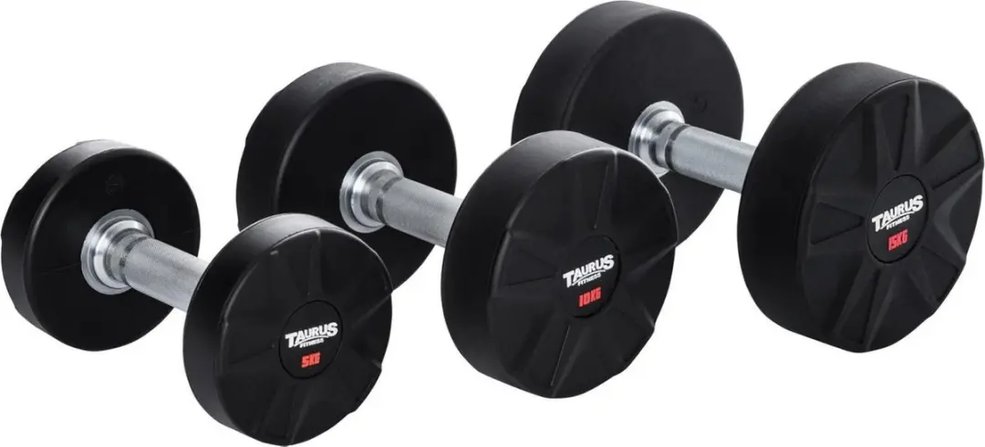Taurus polyurethaan compacte halter 45 kg