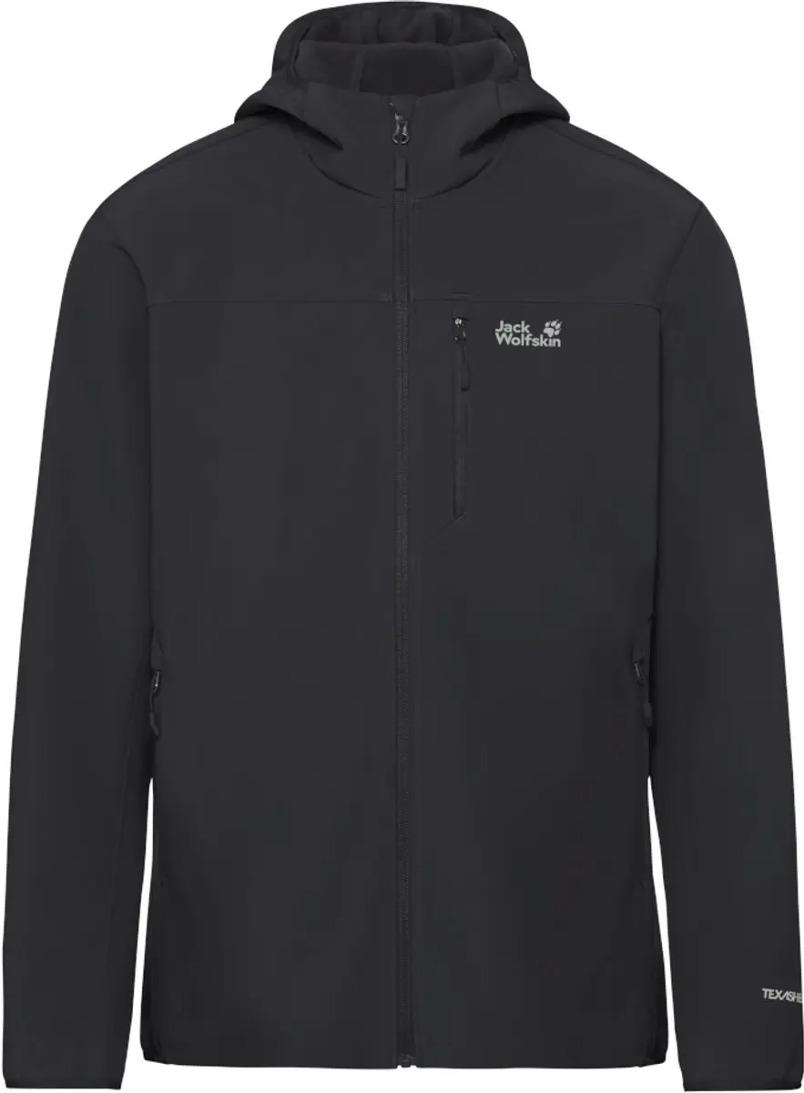 Jack Wolfskin WILD WINDS HOODED JKT M Heren Outdoorjas