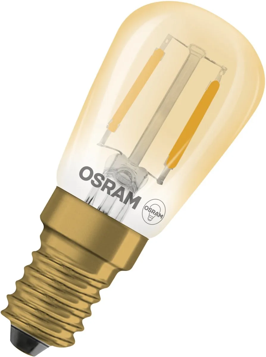 Osram Vintage 1906 LED E14 Tubular Amber 1.6W