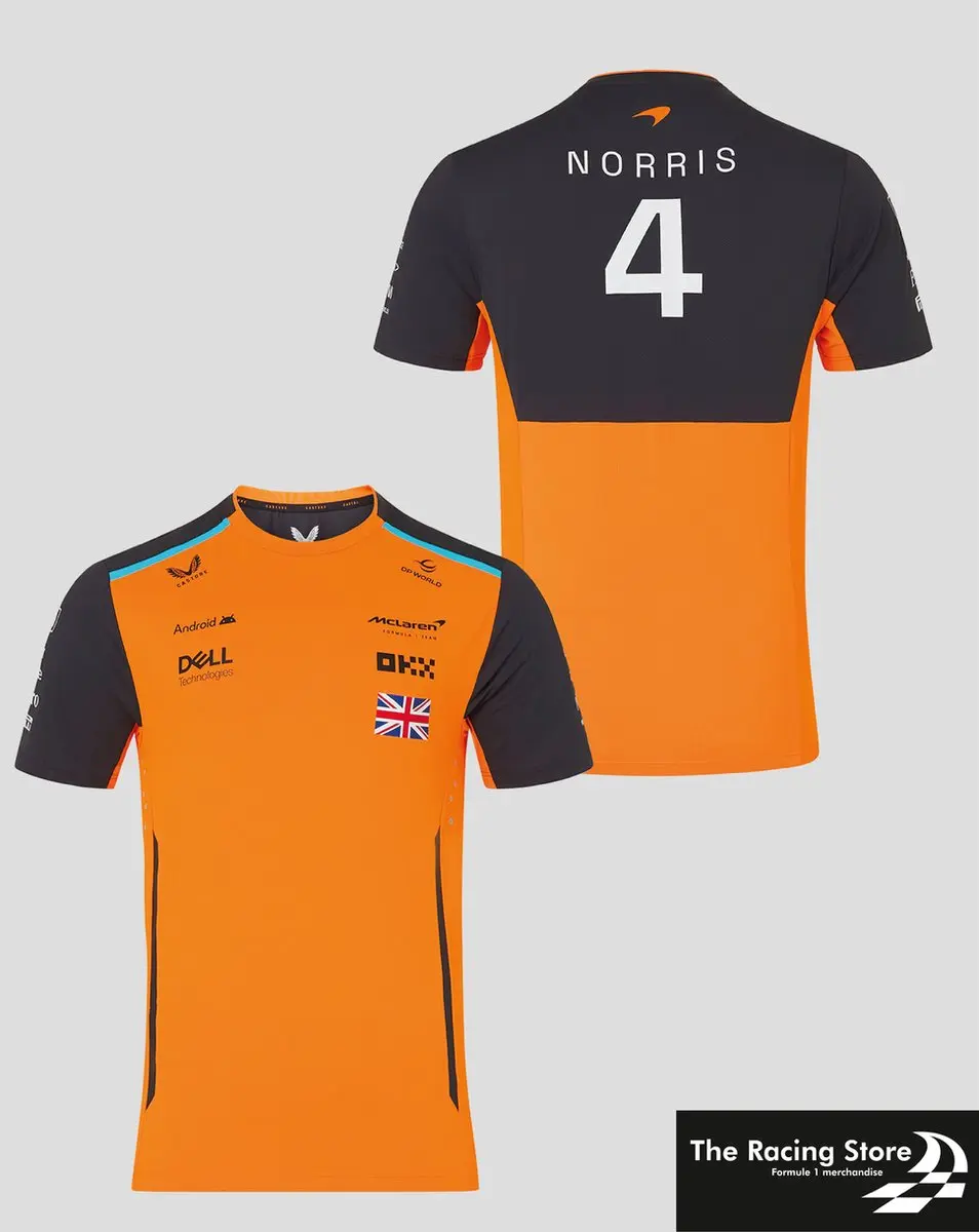 Mclaren Norris Shirt Oranje 2024 XXL