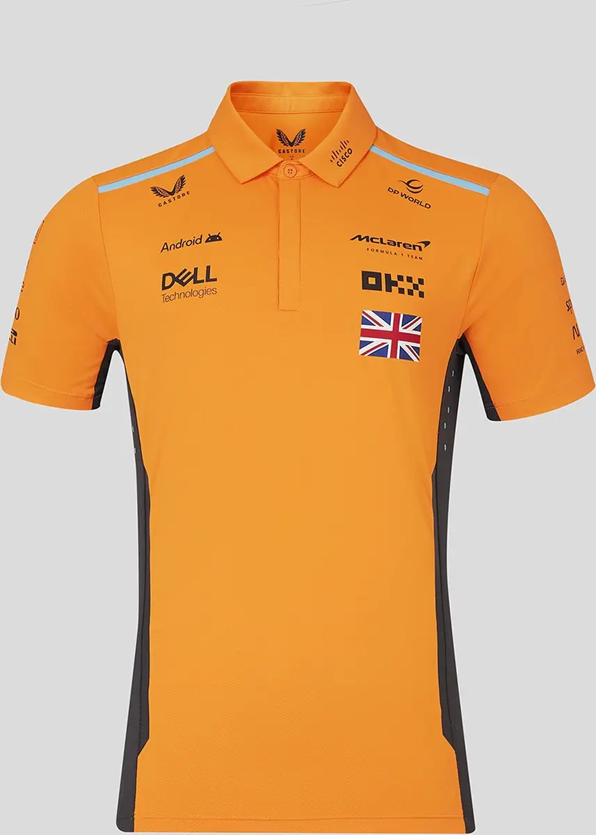Mclaren Norris Polo Oranje 2024 L