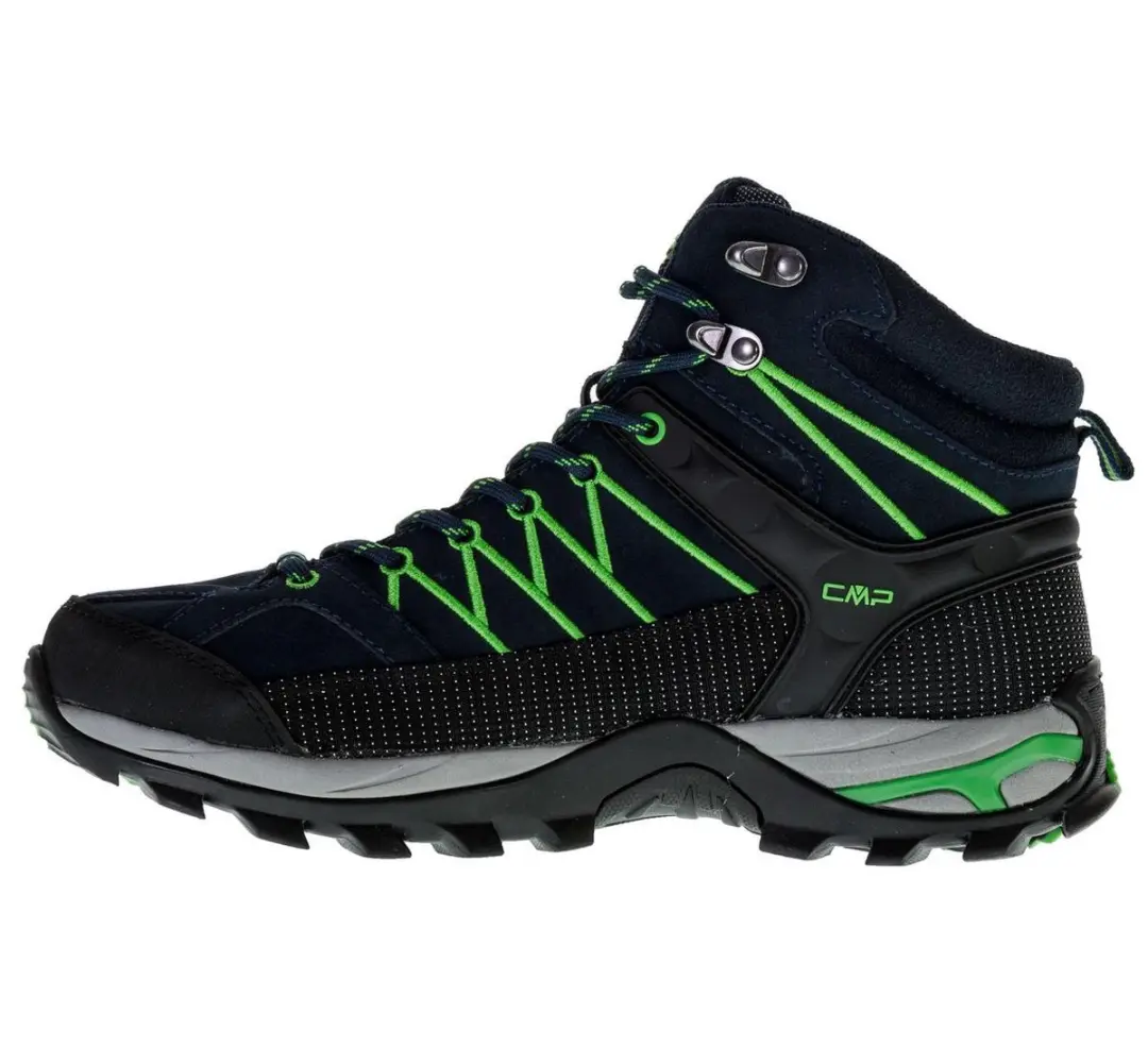 CMP Rigel Mid Waterproof Wandelschoenen - Navy/Zwart/Groen - afbeelding 5 van 6