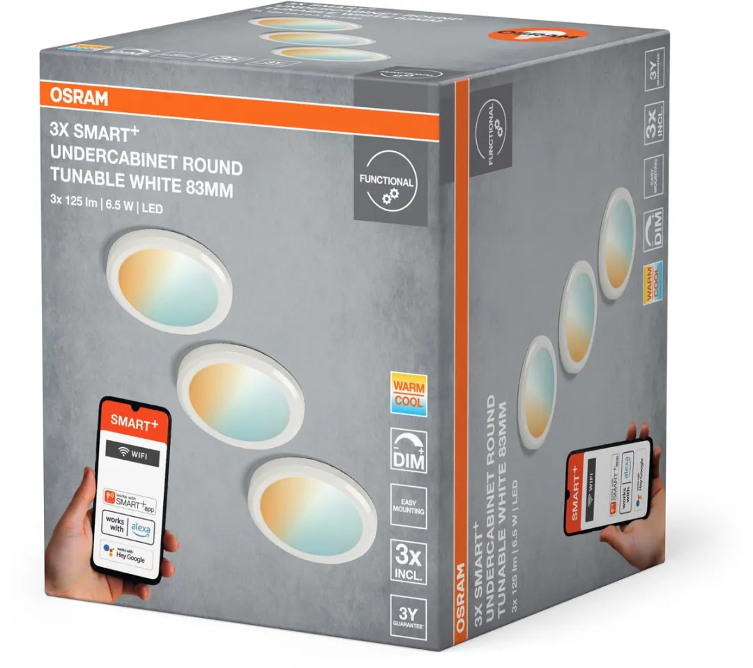 Osram SMART+ WiFi Onderkastverlichting Rond 6.5W 375lm - afbeelding 6 van 6
