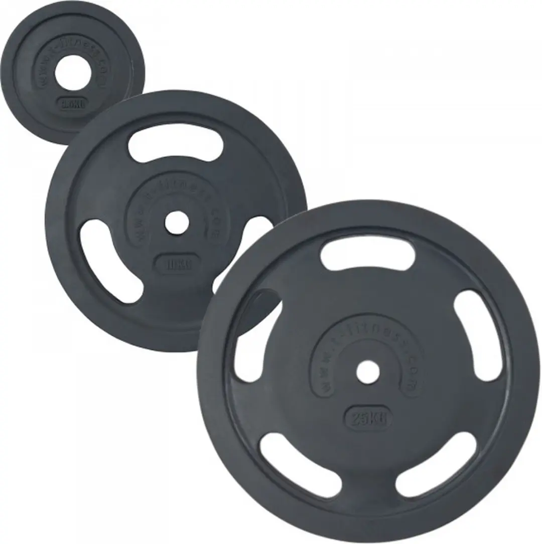 Taurus halterschijf Premium 30mm rubber