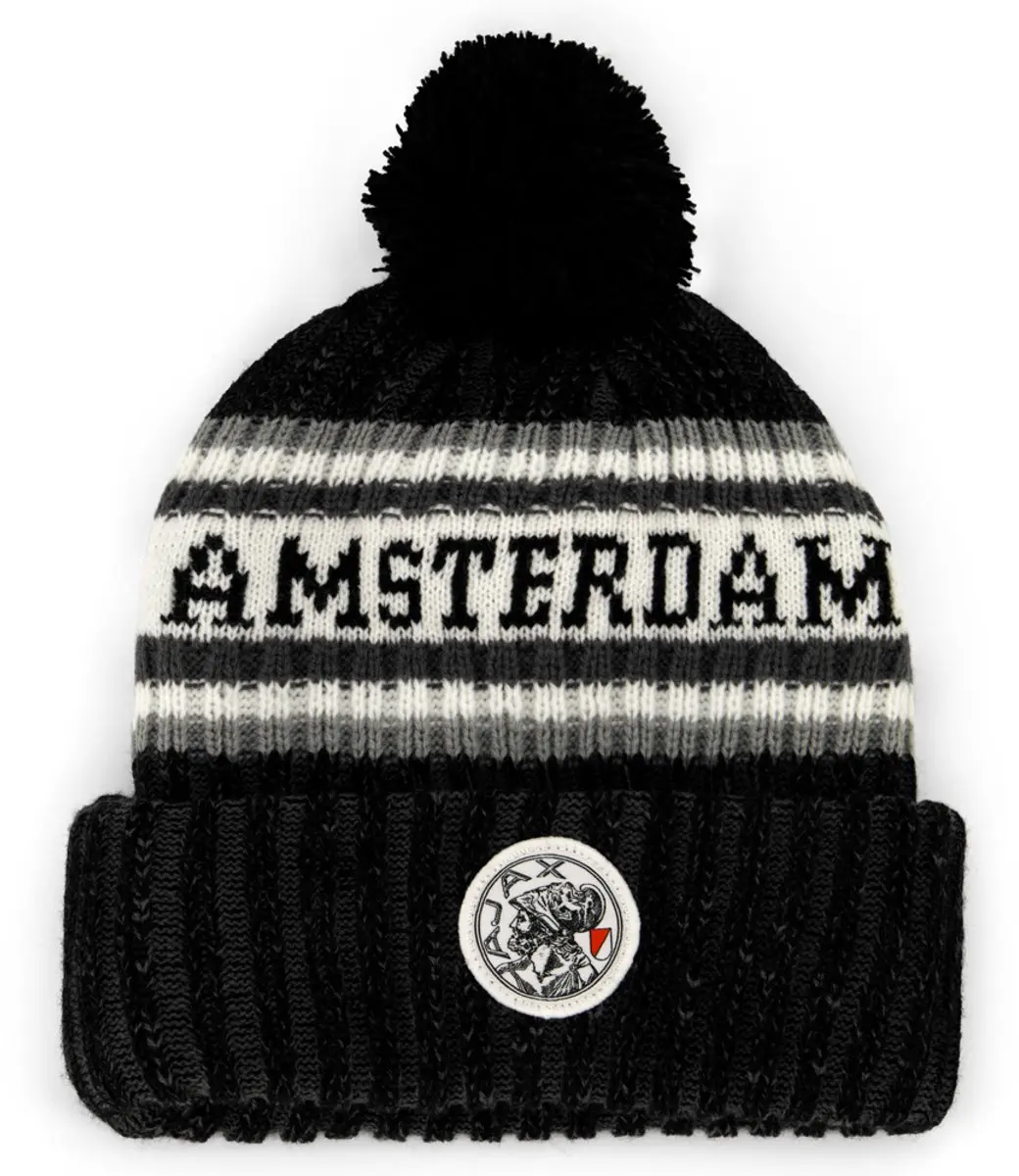 Ajax Muts Grijs Oud Logo