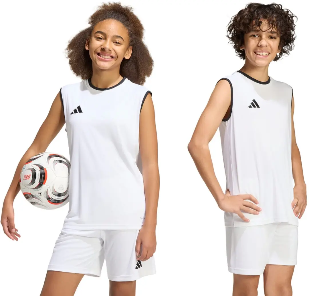 adidas T-shirt Kinderen Entrada 26 Sleeveless Jersey Wit