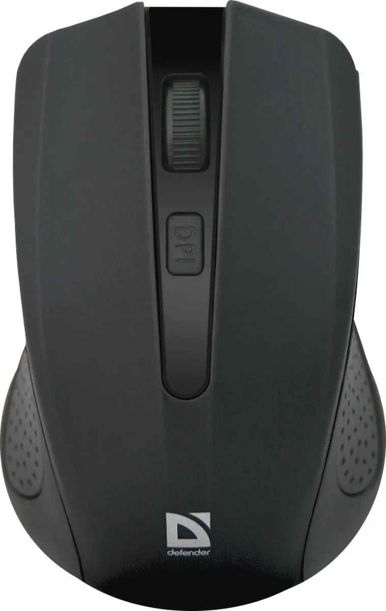 Defender Accura MM-935 Ambidextrous Draadloze Muis - 1600 DPI - Zwart
