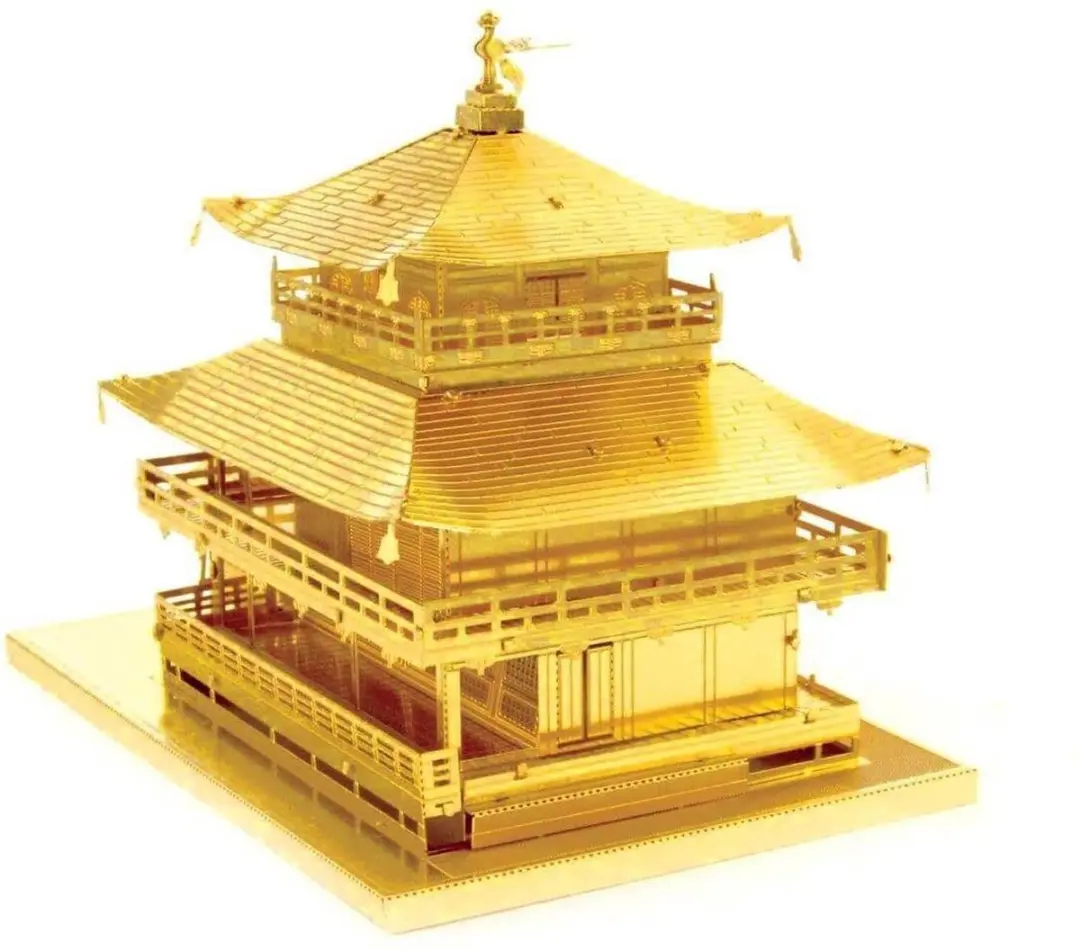 Metal Earth Gold Kinkaku-ji 3D Puzzel - afbeelding 4 van 6