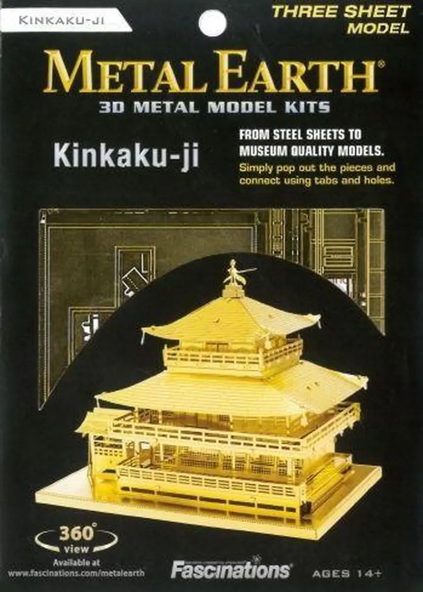 Metal Earth Gold Kinkaku-ji 3D Puzzel