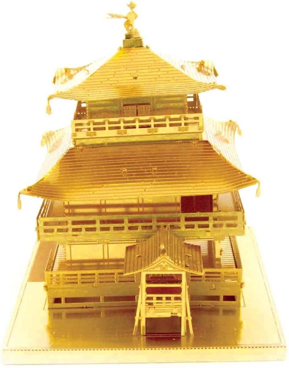 Metal Earth Gold Kinkaku-ji 3D Puzzel - afbeelding 5 van 6