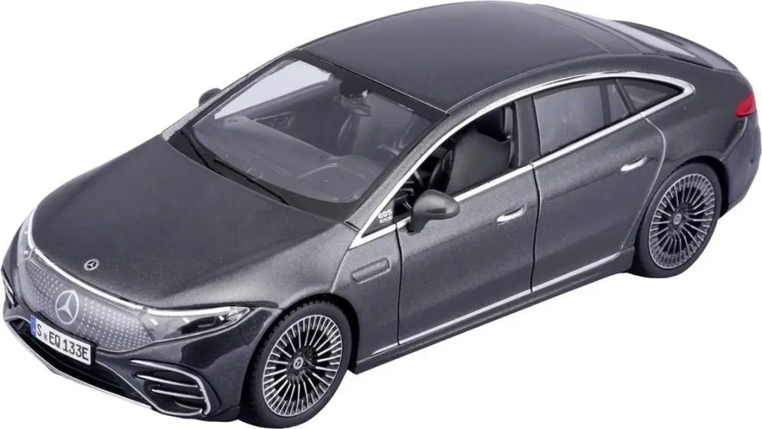 Maisto Mercedes-Benz EQS 2020 1/24 Auto - Grijs Metallic - afbeelding 6 van 6