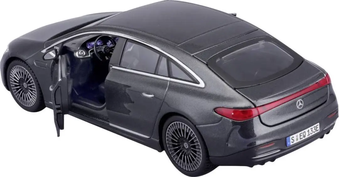 Maisto Mercedes-Benz EQS 2020 1/24 Auto - Grijs Metallic - afbeelding 3 van 6