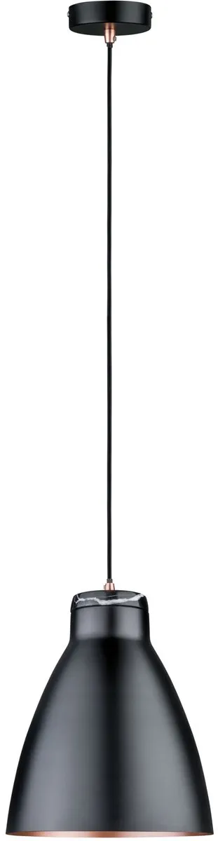 Paulmann Neordic Hanglamp Roald E27 20W - Zwart mat, Koper mat