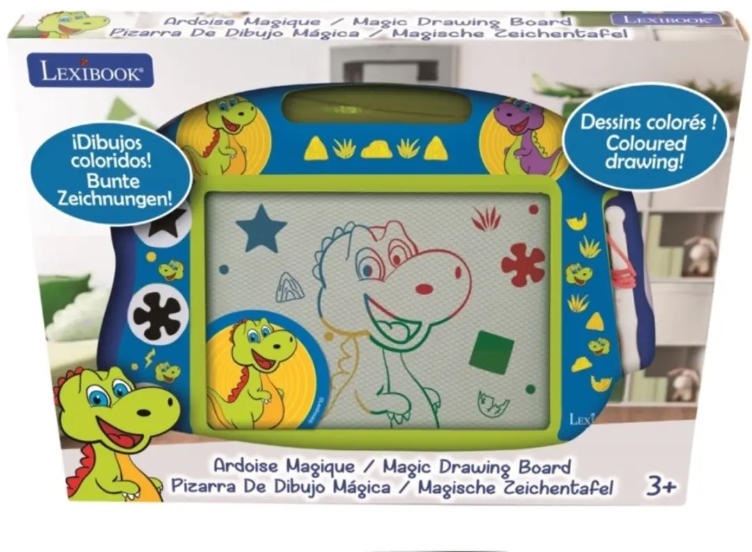 Lexibook Dino Magnetisch Tekenbord A5 - Meerkleurig - afbeelding 6 van 6