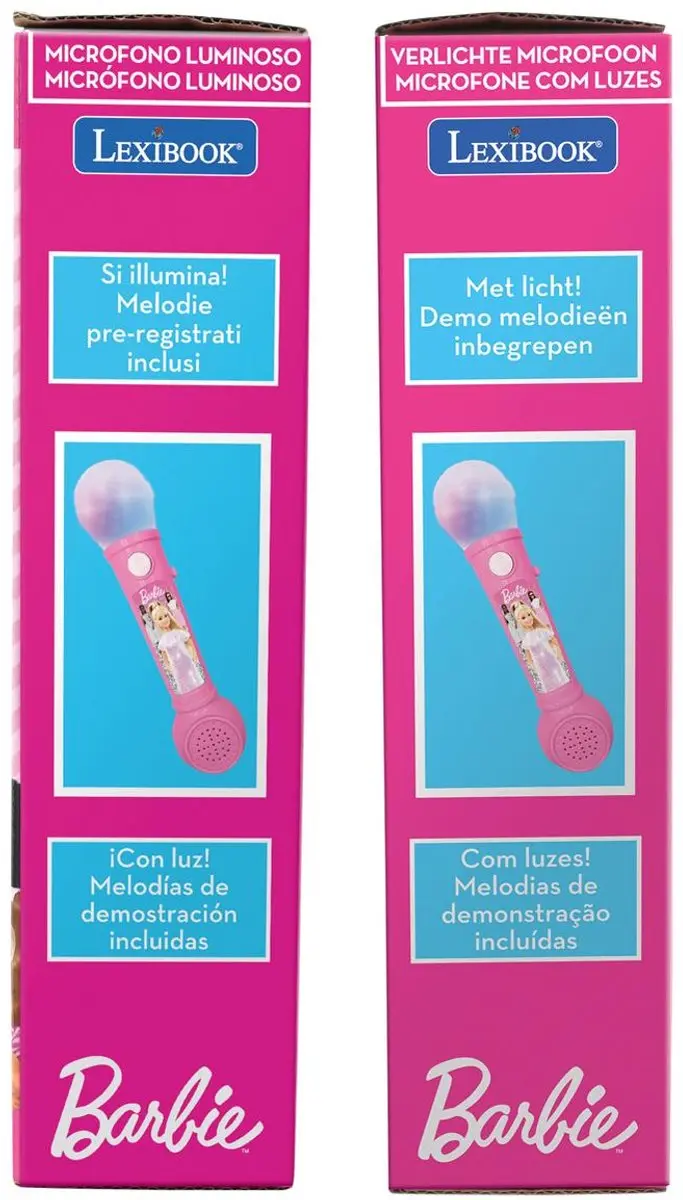 Lexibook Barbie Verlichtingsmicrofoon - Roze - afbeelding 6 van 6