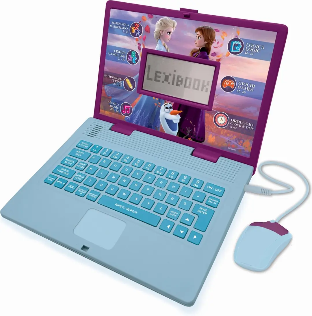 Bevroren tweetalige educatieve laptop