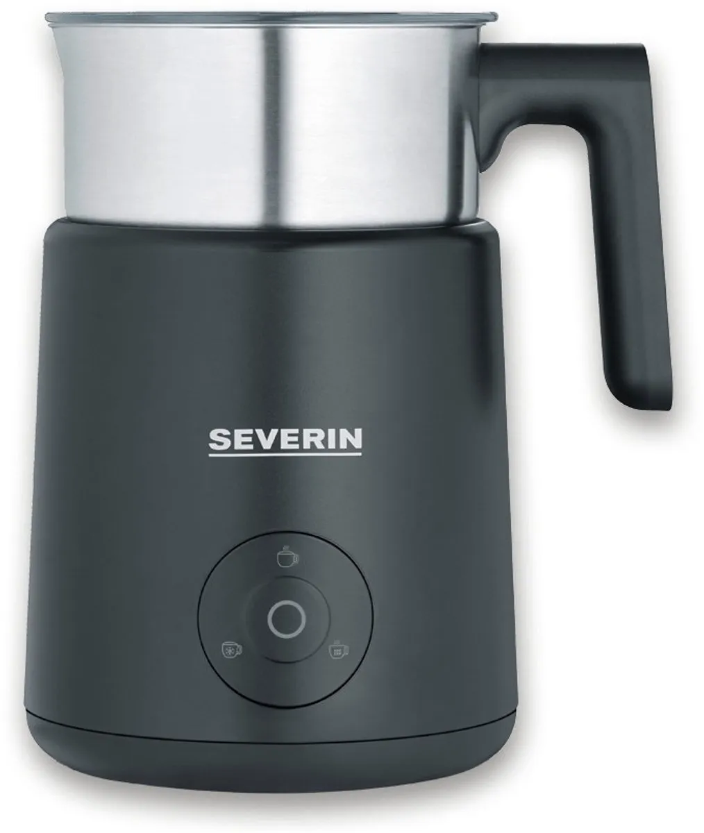 Severin SM3579 Melkopschuimer 0.7L - 500W - Geborsteld matzilver/zwart