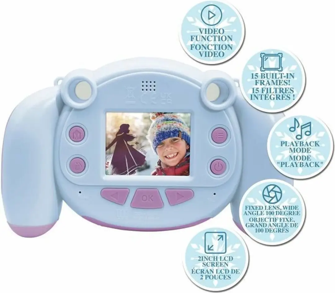 Lexibook Frozen Starcam Kindercamera DJ080FZ - afbeelding 3 van 6