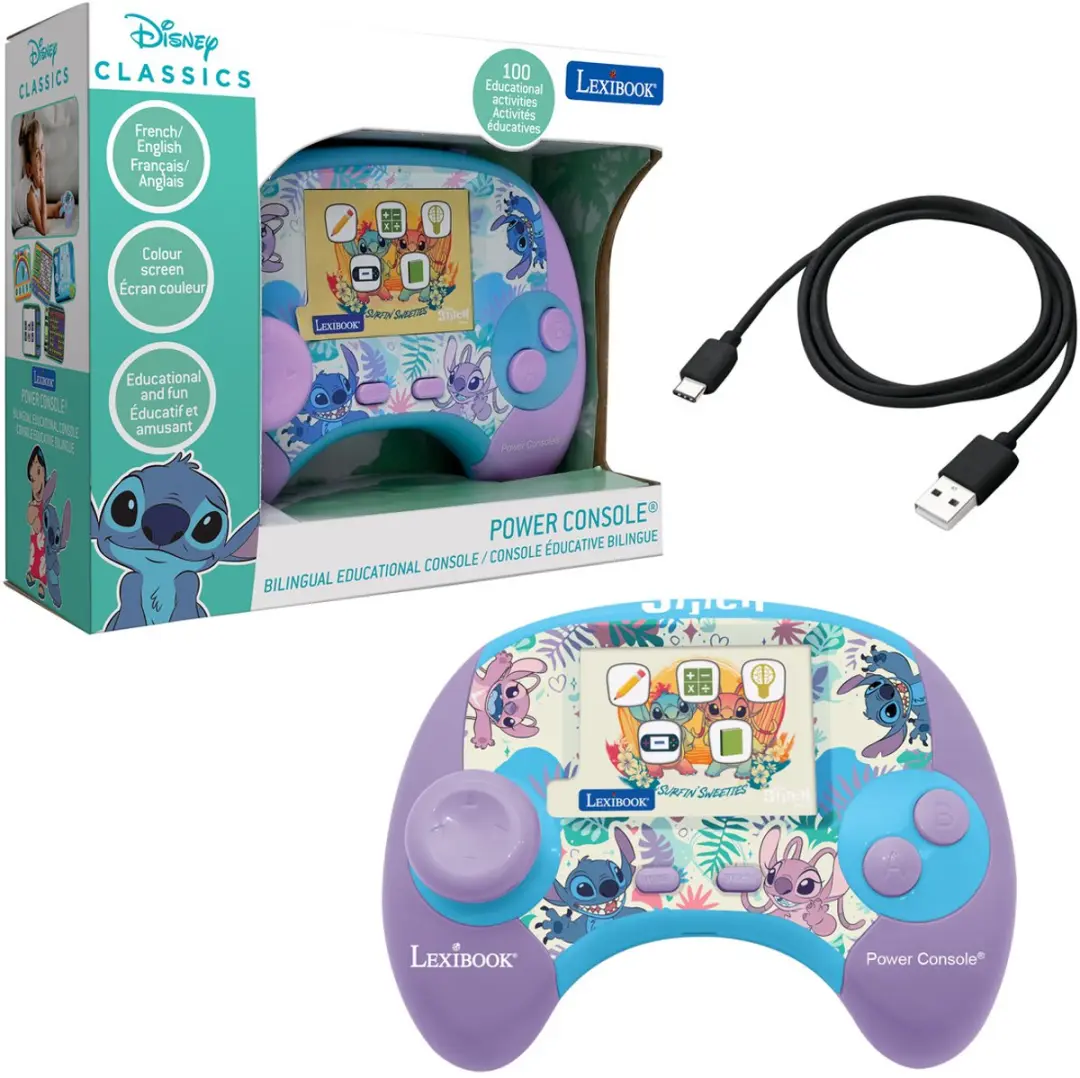 Lexibook Lilo & Stitch Educatieve Console JCG100Di1 - Roze - afbeelding 6 van 6