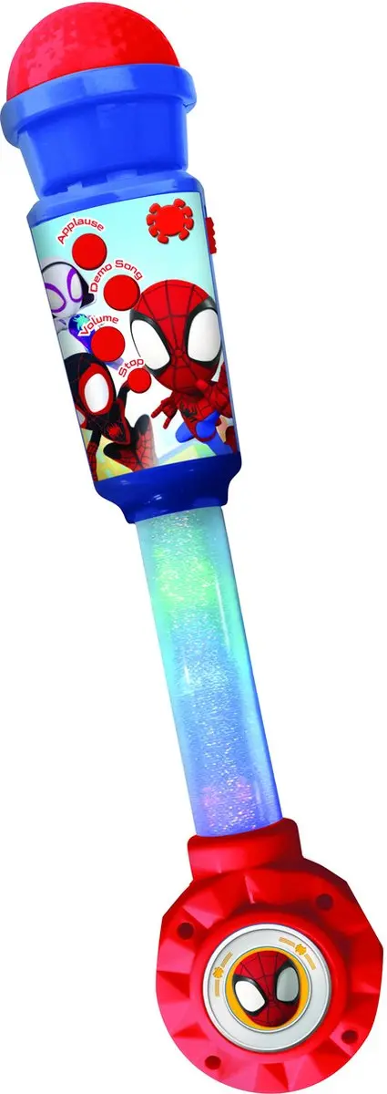 Spider-Man Verlichtingsmicrofoon met luidspreker (aux-in), melodieën en geluids