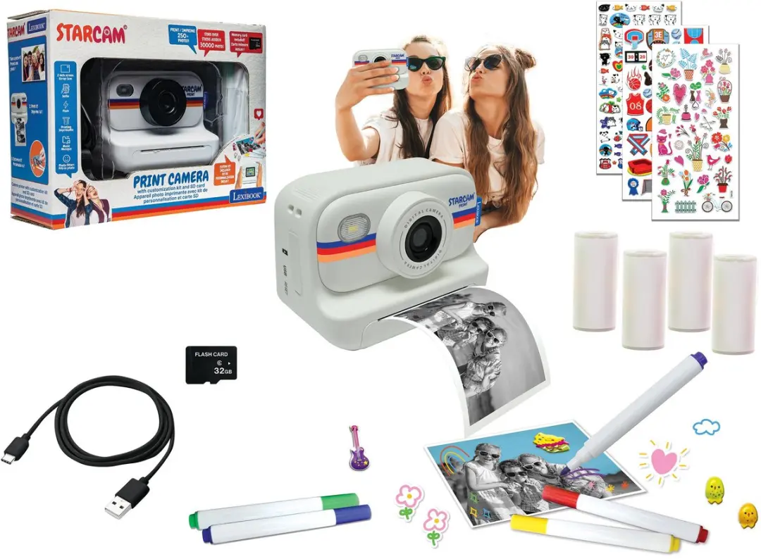 Lexibook Starcam DJ165 Instantcamera - Wit - afbeelding 5 van 6
