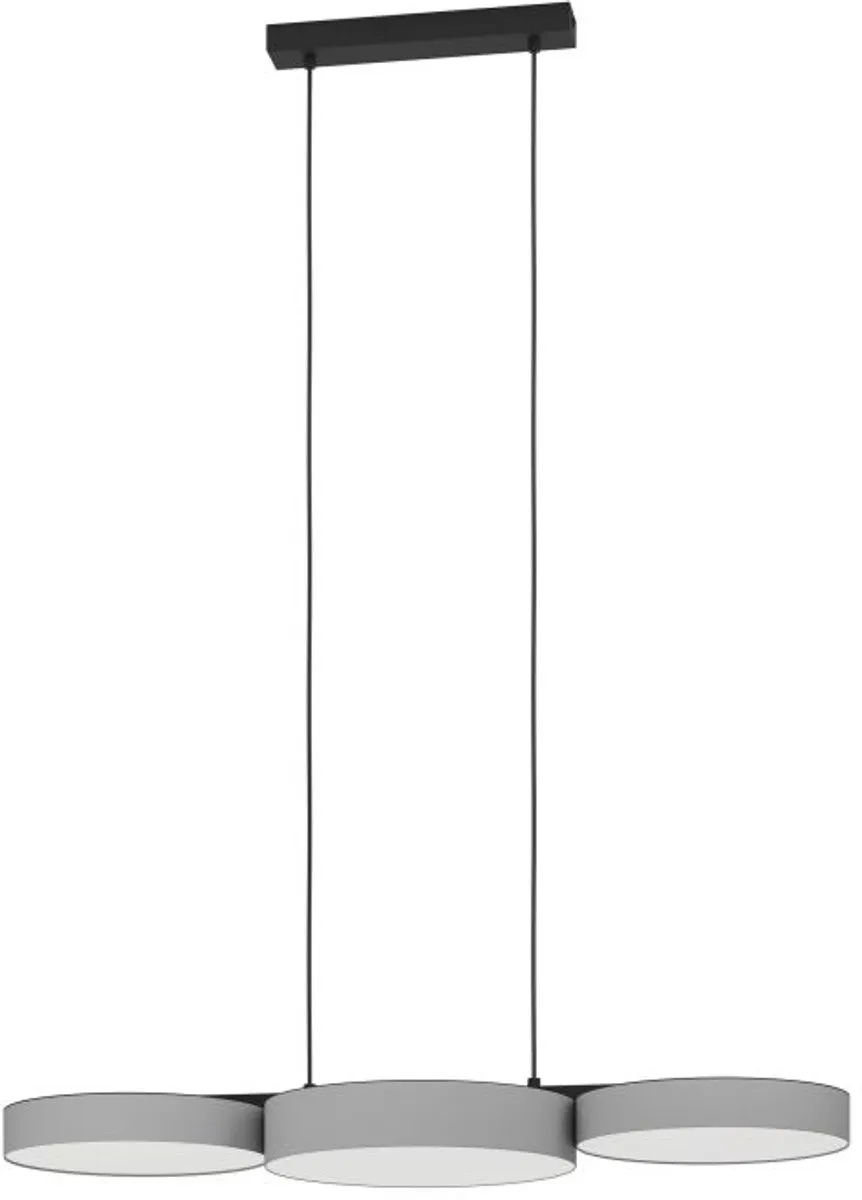 EGLO connect.z Barbano-Z Hanglamp - 82 cm - Grijs|Wit - Instelbaar RGB & wit licht - Dimbaar - Zigbee