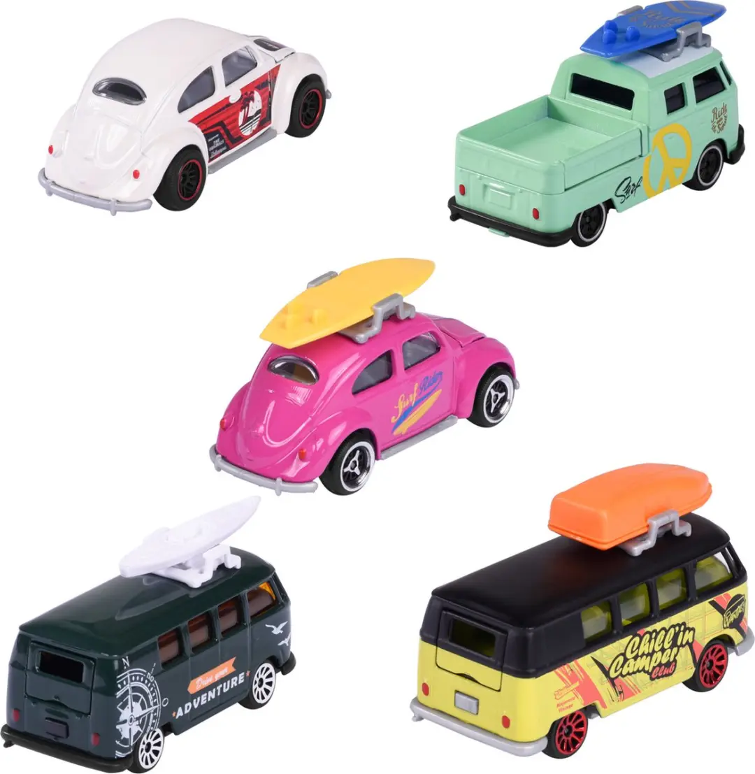 Majorette VW The Originals Giftpack - 5 stuks - 7,5cm - afbeelding 5 van 6