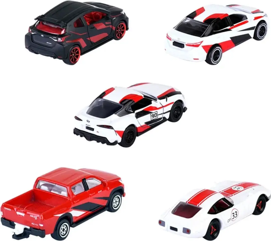 Majorette Toyota Racing Auto's - 5 stuks - afbeelding 6 van 6
