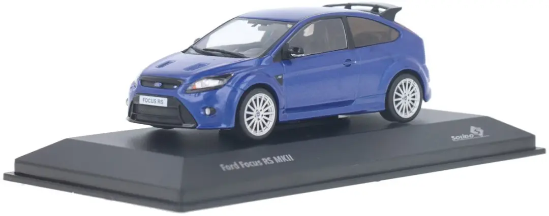 Solido Ford Focus RS MK2 1:43 - Indianapolis Blue - afbeelding 4 van 6