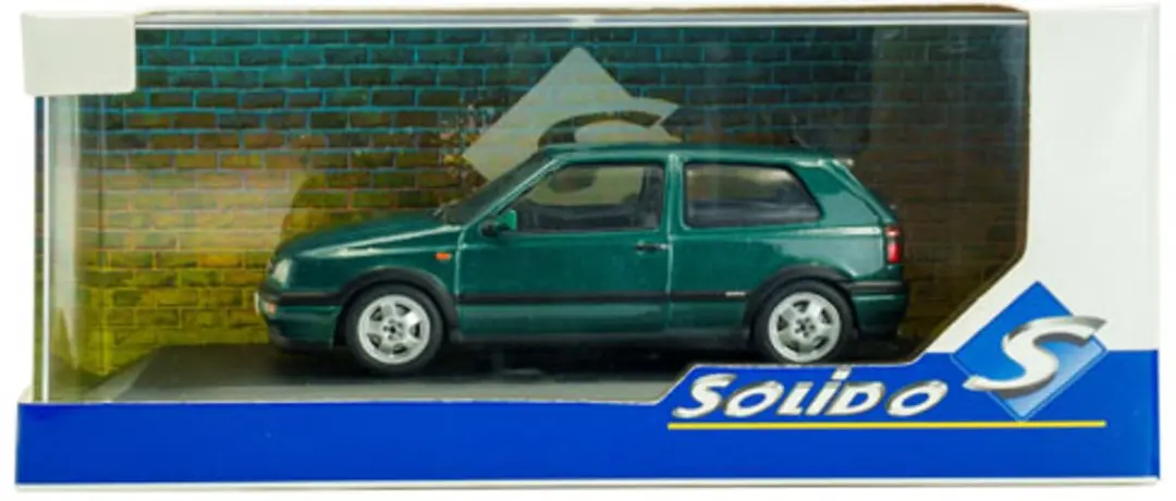 Solido Volkswagen Golf III VR6 1994 Modelauto 1:43 - Groen - afbeelding 6 van 6