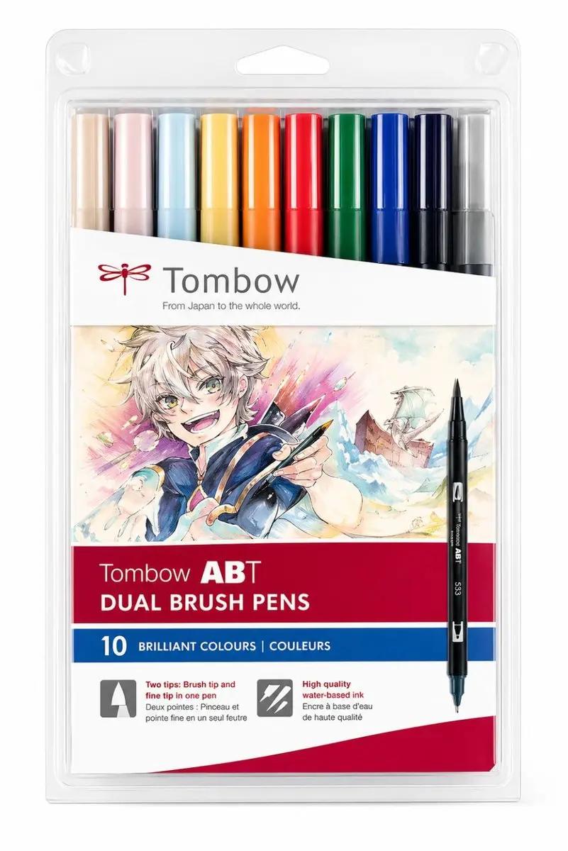 Tombow ABT Dual Brush Pen Manga Shonen