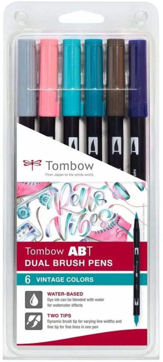 Tombow ABT Dual Brush Tekenpennen