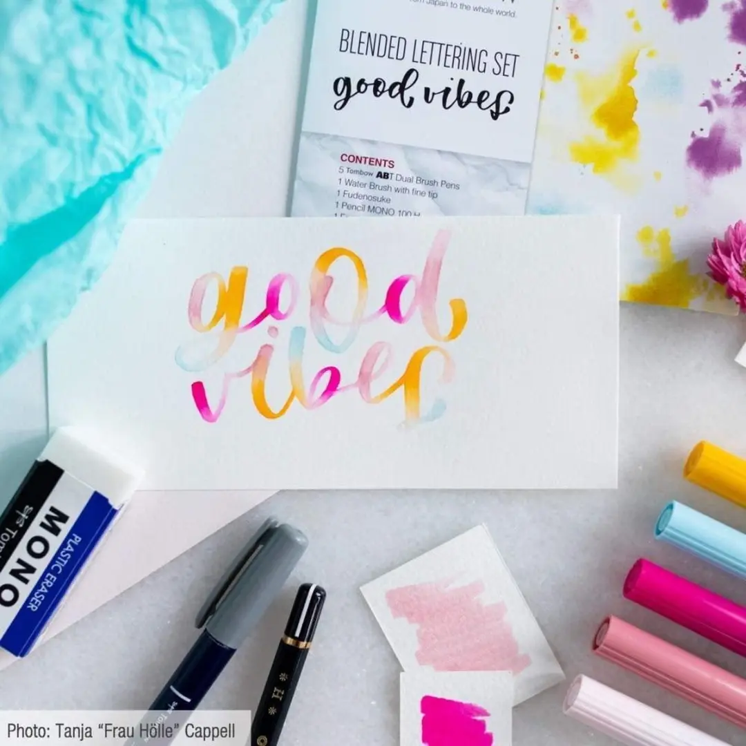 Tombow Blended Lettering Set Good Vibes - 6x - afbeelding 4 van 6