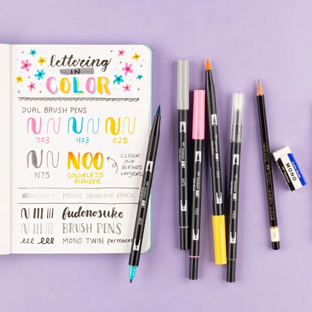 Tombow Blended Lettering Set Good Vibes - 6x - afbeelding 6 van 6