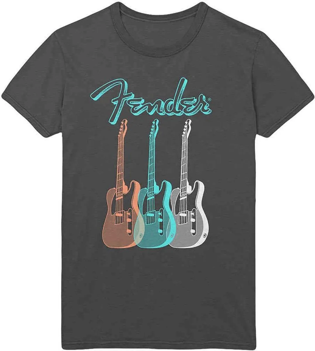 Fender Triple Guitar Heren T-shirt