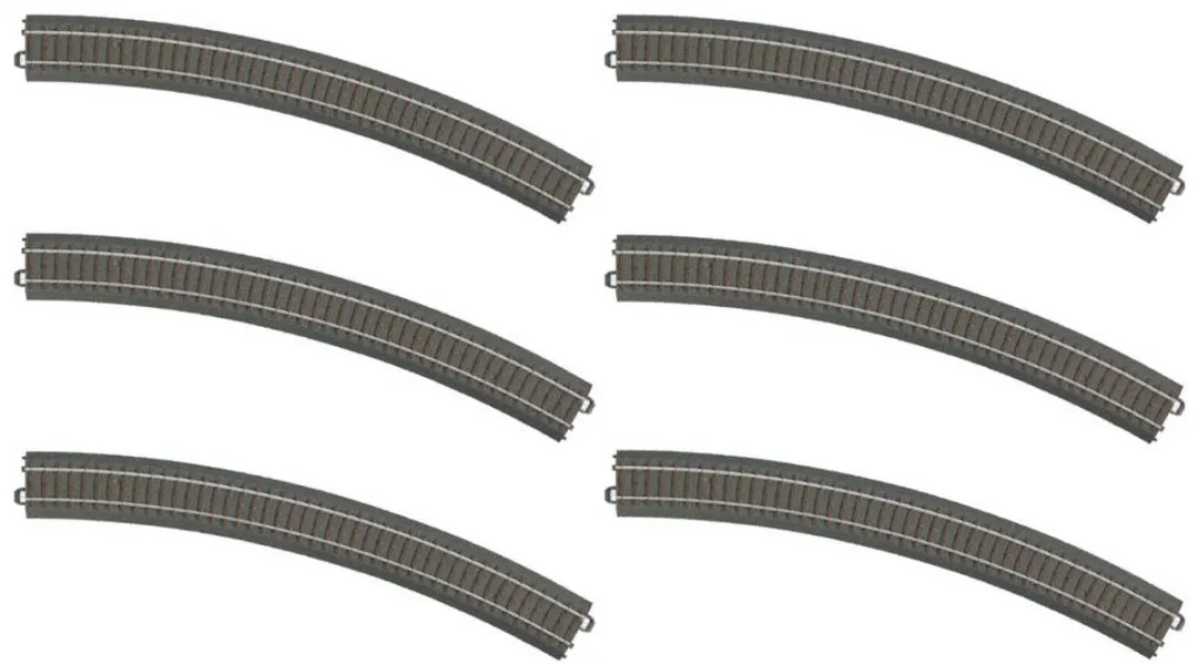 Märklin C-rails H0 24530 Gebogen rails - 6 Stuks