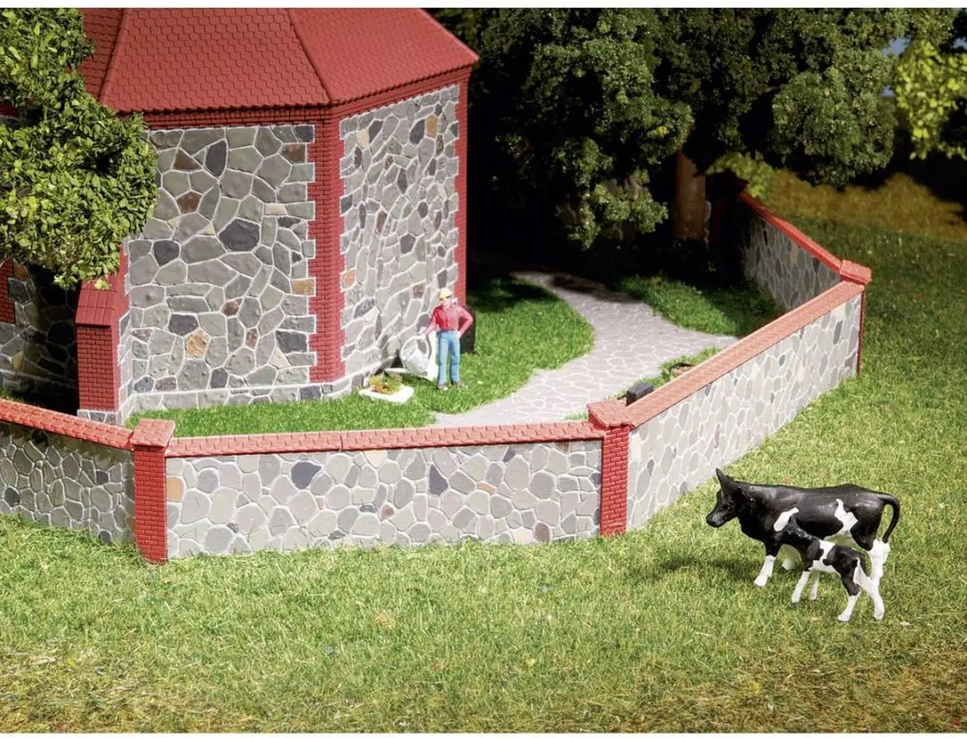 Auhagen 42651 H0 Natuurstenen muur