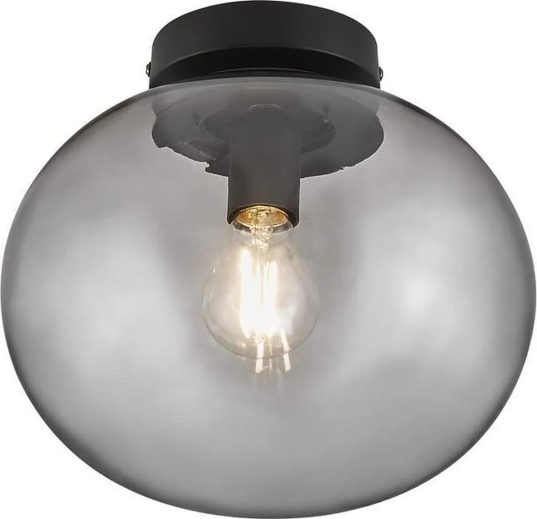Nordlux Alton 27 Plafondlamp E27 - 27cm - Zwart