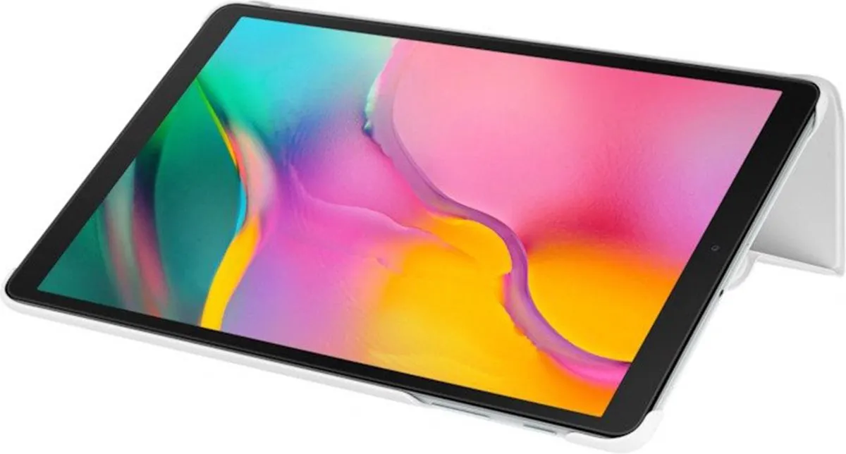 Samsung Galaxy Tab A 10.1 2019 Book Cover - Wit - 8801643888060 - afbeelding 6 van 6