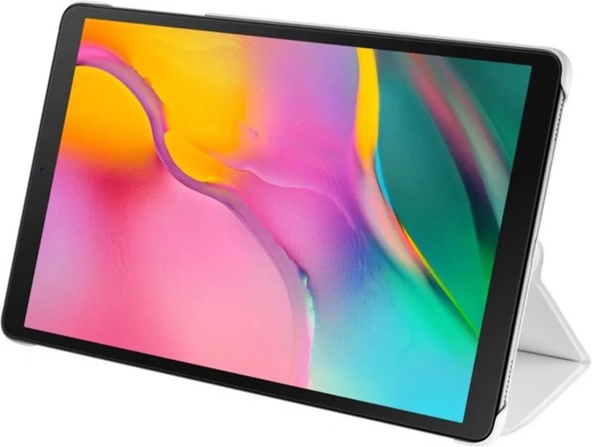 Samsung Galaxy Tab A 10.1 2019 Book Cover - Wit - 8801643888060