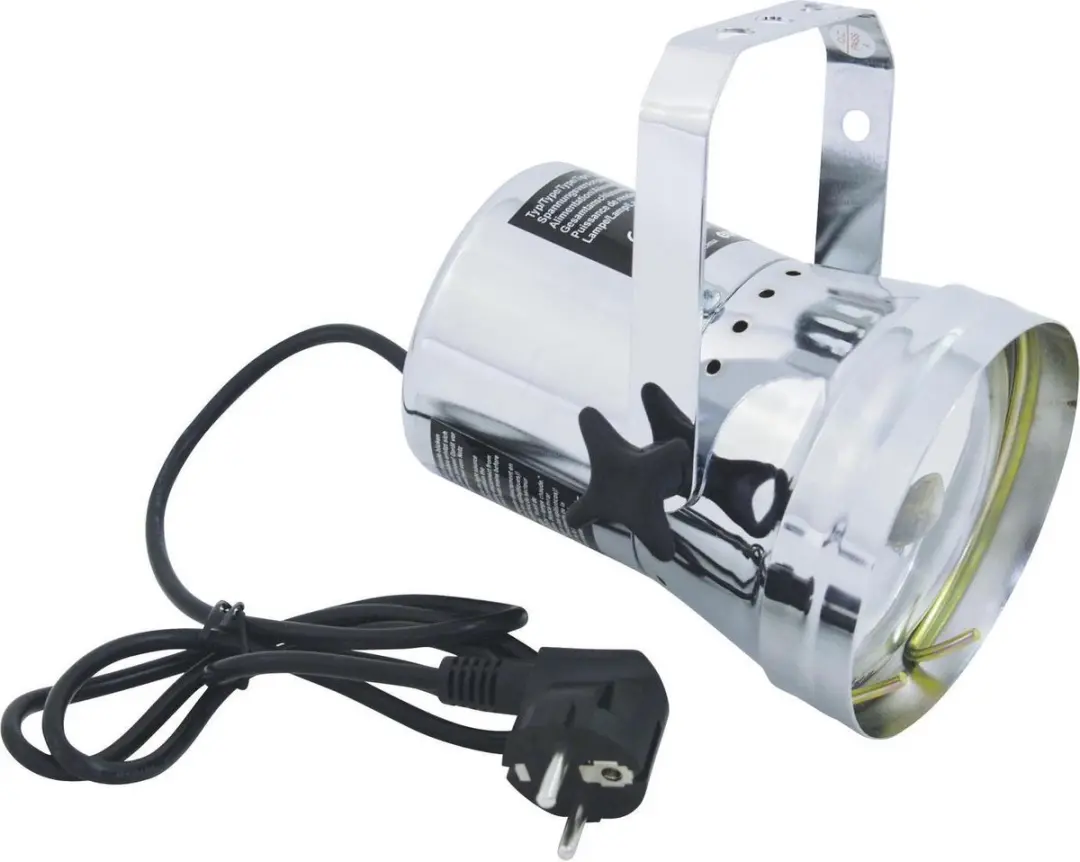 Eurolite T-36 Pinspot met stekker - 30W - Zilver - afbeelding 3 van 6