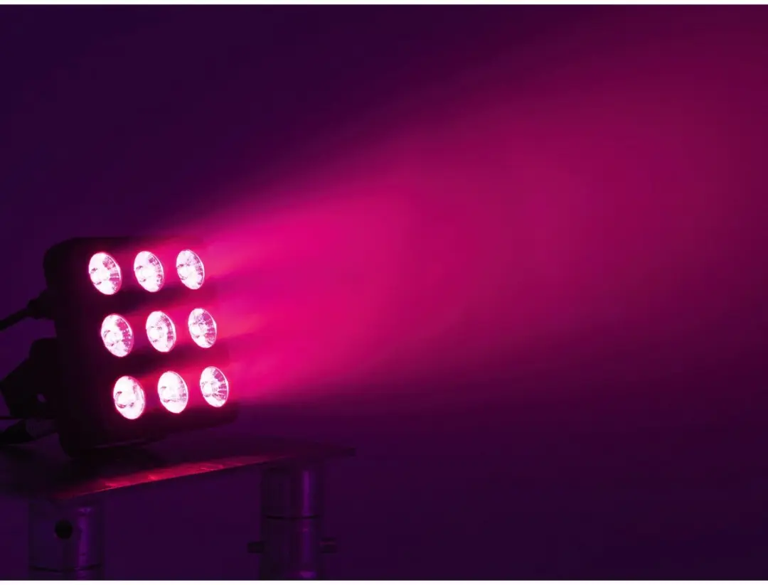EUROLITE LED Party Panel RGB+UV - 9x 4W - afbeelding 6 van 6