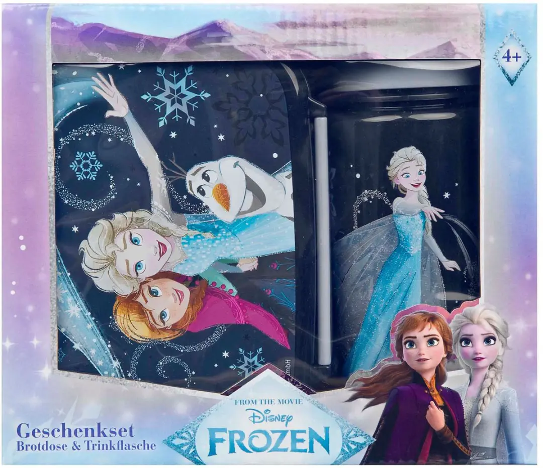 Undercover Frozen broodtrommel en drinkbeker set voor kinderen