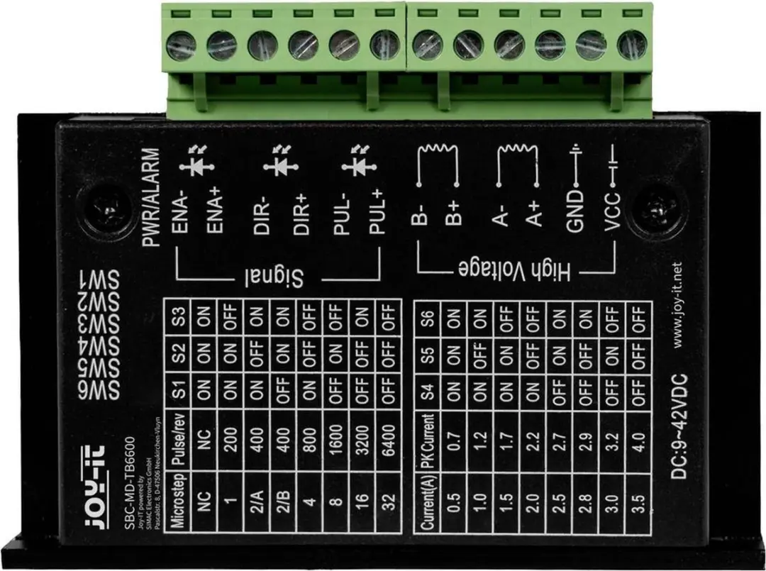 Joy-iT SBC-MD-TB6600 Stappenmotordriver