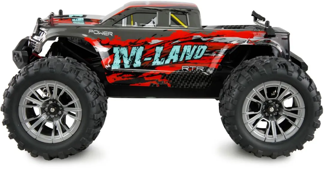 Amewi M-Land 22622 RC Monstertruck 1:16 - Rood - afbeelding 4 van 6